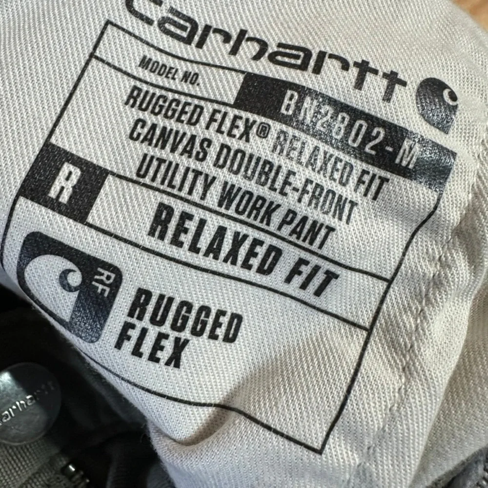 Carhartt Double Front Knee Pants Men's 32 X 32 Green Rugged Flex Workwear BN2802